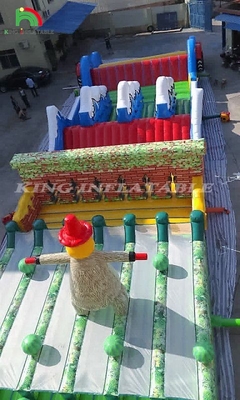 বাণিজ্যিক বাউন্স হাউস প্রাপ্তবয়স্ক গেম বাধা কোর্স বাচ্চাদের ক্রীড়া কার্যক্রম inflatable বাধা কোর্স inflatable প্রাপ্তবয়স্কদের জন্য