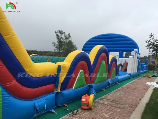 বহিরঙ্গন বিশাল inflatable বড় ঝাঁক থিম বহিরঙ্গন পার্ক খেলার মাঠ inflatable কাসল কম্বো inflatable বাধা কোর্স