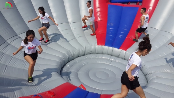 বড় inflatable flushing সরঞ্জাম বাধা কোর্স inflatable বড় বাটি প্রতিযোগিতামূলক চ্যালেঞ্জ