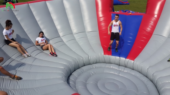 বড় inflatable flushing সরঞ্জাম বাধা কোর্স inflatable বড় বাটি প্রতিযোগিতামূলক চ্যালেঞ্জ