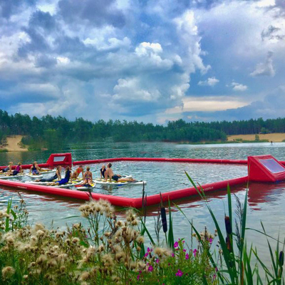ইনফ্ল্যাটেবল ওয়াটার স্পোর্টস গেম ইনফ্ল্যাটেবল ওয়াটার পলো ফুটবল ফিল্ড অ্যারেন কোর্ট অ্যাকোয়া ইনফ্ল্যাটেবল ফুটবল কোর্ট
