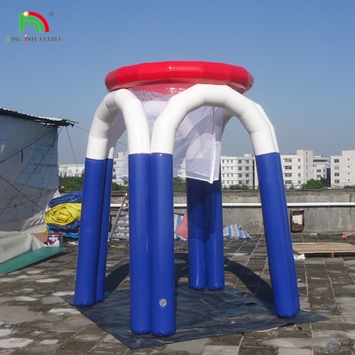 ইনফ্ল্যাটেবল বাস্কেটবল গোল ইনফ্ল্যাটেবল বাস্কেটবল হুপ ওয়াটার স্পোর্টস ইনফ্ল্যাটেবল ওয়াটার বাস্কেটবল হুপ
