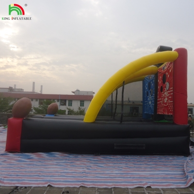 আউটডোর ইনফ্ল্যাটেবল মজার গেমস স্পোর্টস কোয়ার্টারব্যাক ব্লিটজ ইনফ্ল্যাটেবল ফুটবল টস গেম