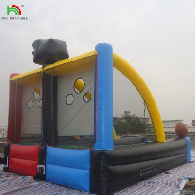 আউটডোর ইনফ্ল্যাটেবল মজার গেমস স্পোর্টস কোয়ার্টারব্যাক ব্লিটজ ইনফ্ল্যাটেবল ফুটবল টস গেম
