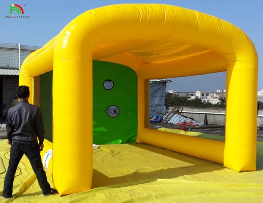 ফুটবল শুট আউট গেম ভাল দাম বাণিজ্যিক টেকসই inflatable ফুটবল গোল