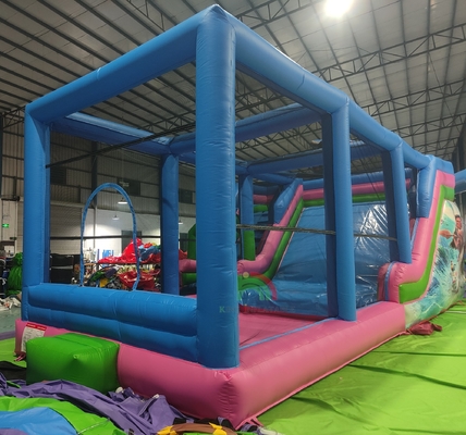 বাণিজ্যিক গ্রেড পিভিসি বড় inflatable জল স্লাইড বাউন্স হাউস কম্বো বাউন্সী কাসল