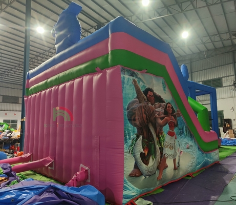 বাণিজ্যিক গ্রেড পিভিসি বড় inflatable জল স্লাইড বাউন্স হাউস কম্বো বাউন্সী কাসল