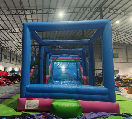 বাণিজ্যিক গ্রেড পিভিসি বড় inflatable জল স্লাইড বাউন্স হাউস কম্বো বাউন্সী কাসল