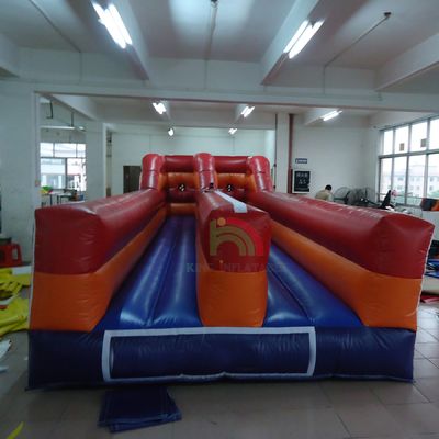 বহিরঙ্গন ইনফ্ল্যাটেবল বাঞ্জি রান গেম, যেখানে দুইজন প্রতিযোগী দৌড় প্রতিযোগিতায় অংশ নিতে পারে, দ্বৈত লেন এবং ইন্টারেক্টিভ ইনফ্ল্যাটেবল গেম