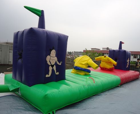 উচ্চ মানের ইনফ্ল্যাটেবল গেম কার্নিভাল বাউন্স হাউস সুমো স্যুটস বাঞ্জি রান প্রাপ্তবয়স্ক এবং শিশুদের জন্য ﻿