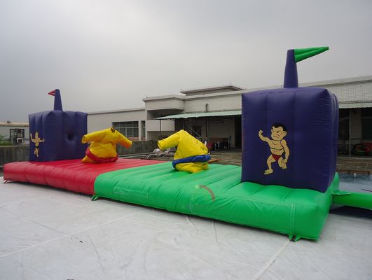 উচ্চ মানের ইনফ্ল্যাটেবল গেম কার্নিভাল বাউন্স হাউস সুমো স্যুটস বাঞ্জি রান প্রাপ্তবয়স্ক এবং শিশুদের জন্য ﻿