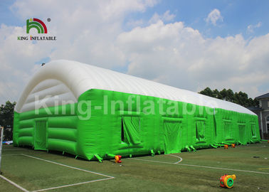 বিজ্ঞাপন জন্য কাস্টম বড় পিভিসি উপাদান সবুজ inflatable ইভেন্ট তাঁবু