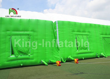 বিজ্ঞাপন জন্য কাস্টম বড় পিভিসি উপাদান সবুজ inflatable ইভেন্ট তাঁবু