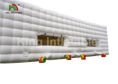 ভাড়া / বিজ্ঞাপন Inflatable বুথ জন্য হোয়াইট রঙ 11 এক্স 6m Inflatable ঘনক্ষেত্র তাঁবু