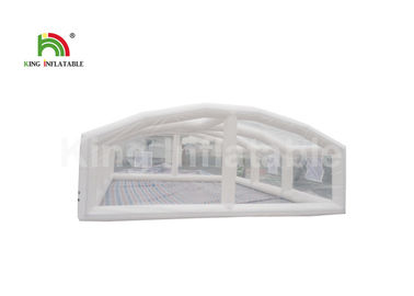 লোগো মুদ্রণ অগ্নি সঙ্গে স্বচ্ছ Inflatable ইভেন্ট তাঁবু ট্রেড শো ভাঁজ - Retardant