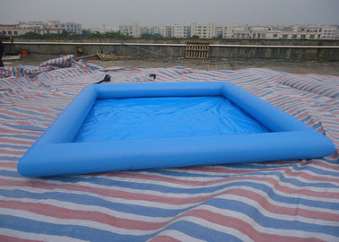 স্কয়ার পিভিসি নীল inflatable জল পুল / কিডস পুল মজা 32cm গভীরতার জন্য পুল