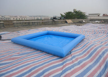 স্কয়ার পিভিসি নীল inflatable জল পুল / কিডস পুল মজা 32cm গভীরতার জন্য পুল