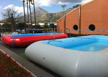নীল পিভিসি Inflatable সুইমিং পুল