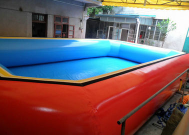 নীল পিভিসি Inflatable সুইমিং পুল