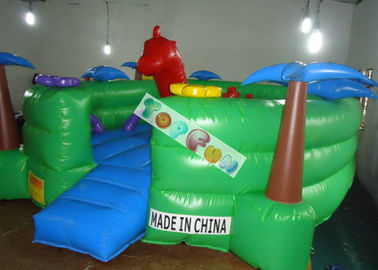 0.45 মিমি পিভিসি Tarpaulin Inflatable বিনোদন পার্ক স্লাইড এবং টানেল সঙ্গে কচ্ছপ খেলার মাঠ