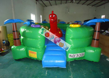 0.45 মিমি পিভিসি Tarpaulin Inflatable বিনোদন পার্ক স্লাইড এবং টানেল সঙ্গে কচ্ছপ খেলার মাঠ