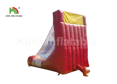 রেড ট্রিপল বাস্কেটবল হুপ শট জন্য Inflatable স্পোর্টস গেম অঙ্কুর আগুন - Retardant