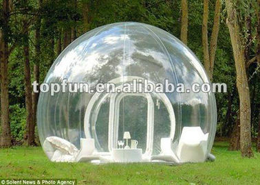বাড়ির পিছনের দিকের উঠোন ক্যাম্পিং Inflatable বুদ্বুদ তাঁবু, প্রাপ্তবয়স্কদের এবং কিডস জন্য স্পষ্ট inflatable লন তাঁবু