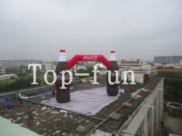 বিজ্ঞাপন জন্য সস্তা Inflatable বিয়ার nCarton Arch ব্যবহার / বিক্রয় জন্য দৈত্য বিয়ার কার্টন প্রবেশদ্বার আর্কেট