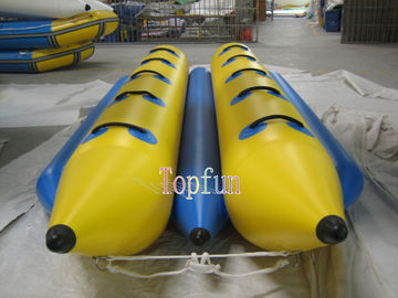 Inflatable ফ্লাই মাছ ধরার নৌকা নৌকা সার্ফিং 10 রাউন্ড দ্বিগুণ টিউব 4.5 মি দৈর্ঘ্য
