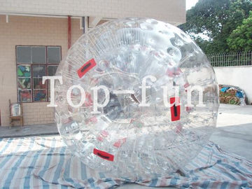 খেলার মজা খেলার জন্য স্বচ্ছ নিরাপত্তা Inflatable Zorb বল খেলা জল মজা