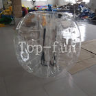 কোন বিষাক্ততা বড় inflatable পেট বাম্পার বল, শিশুদের জন্য নীল inflatable খেলনা বুদ্বুদ বাম্পার বল