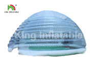 জলরোধী 1.0 মিমি পিভিসি Inflatable গুম্বজ বুদ্বুদ তাঁবু ডবল স্তর গঠন