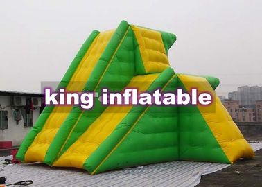সুপার সাইজ ডাবল - জল পার্ক জন্য ডেক Inflatable ওয়াটার টাওয়ার স্লাইড