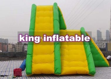 সুপার সাইজ ডাবল - জল পার্ক জন্য ডেক Inflatable ওয়াটার টাওয়ার স্লাইড