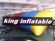 লাল / হলুদ / নীল 0.9 মিমি পিভিসি Inflatable জল খেলনা / ব্লোব বল সঙ্গে শনি স্লাইড