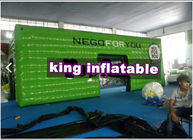 বিজ্ঞাপনের জন্য সবুজ Inflatable ঘনক্ষেত্র তাঁবু / Inflatable বিভিন্ন ইভেন্ট