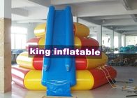 জল পার্ক / জল Trampoline স্লাইড জন্য কাস্টম Inflatable ওয়াটার টাওয়ার স্লাইড