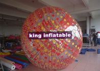 কুশন Inflatable Zorb বল / রঙ ডি-রিং প্রস্ফুটিত বল রাম সঙ্গে Zorb Rollig