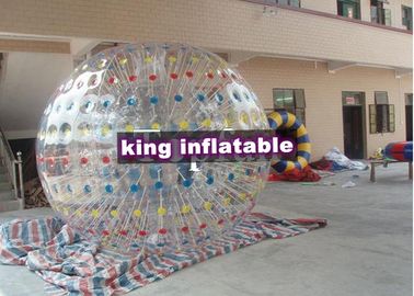 কাস্টমাইজড Amusement Inflatable Zorb বল / রঙ বল Zorb ফেস্টিভাল বাজানো জন্য