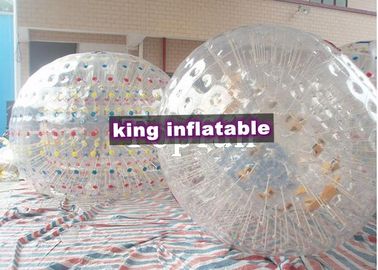 কাস্টমাইজড Amusement Inflatable Zorb বল / রঙ বল Zorb ফেস্টিভাল বাজানো জন্য