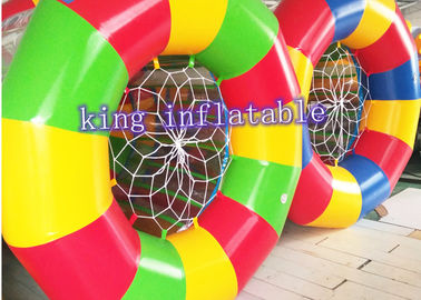 রঙিন মজার Inflatable জল খেলনা 1.0 মিমি পিভিসি ওয়াটার রোলার জল Amusing গেম