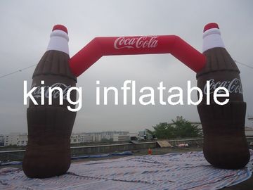 কোকা কোলা বোতল আকার বিজ্ঞাপন / Inflatable প্রবেশপথ আর্চ জন্য inflatable Arches