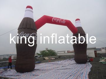 কোকা কোলা বোতল আকার বিজ্ঞাপন / Inflatable প্রবেশপথ আর্চ জন্য inflatable Arches