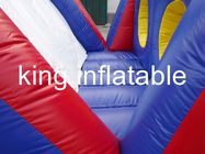 Inflatable বিনোদন পার্ক দৈত্য পিভিসি শিশু আউটডোর Inflatable Obstacle কোর্স
