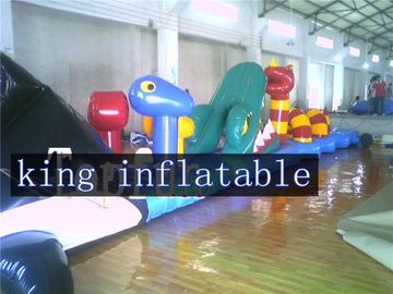 0.9 মিমি পিভিসি Tarpaulin সুইমিং পুল জন্য Inflatable বাউন্স হাউস জল স্লাইড
