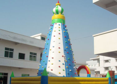 টল Inflatable খেলা গেম / বিনোদন পার্ক জন্য আরোহণ ওয়াল