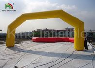 প্রচারমূলক শো জন্য দৈত্য ইয়েলো বিজ্ঞাপন inflatable প্রবেশদ্বার খিলান