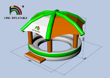 লেক সাগর ভাসমান প্রতিবন্ধক কোর্স / রিসর্ট জন্য Inflatable জল পার্ক গেমস