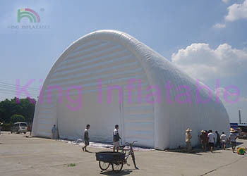 গুদাম জন্য সিই ব্লোয়ার সঙ্গে Plato পিভিসি লেপা Tarpaulin Inflatable ইভেন্ট তাঁবু