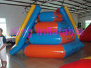 সিই Inflatable ভাসমান স্লাইড / বড় দুর্গ Inflatable জল খেলনা প্রাপ্তবয়স্কদের জন্য কাস্টমাইজড